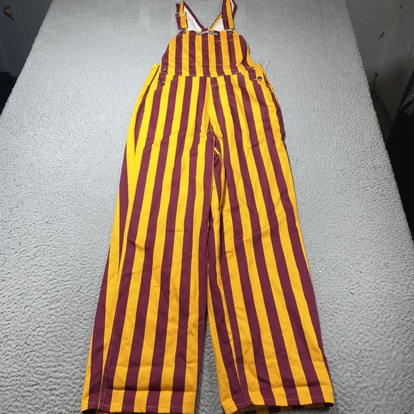 Game Bibs Other - Game Bibs Pants Unisex Small Multicolor Striped Bib Overalls Game Day Sports Fan